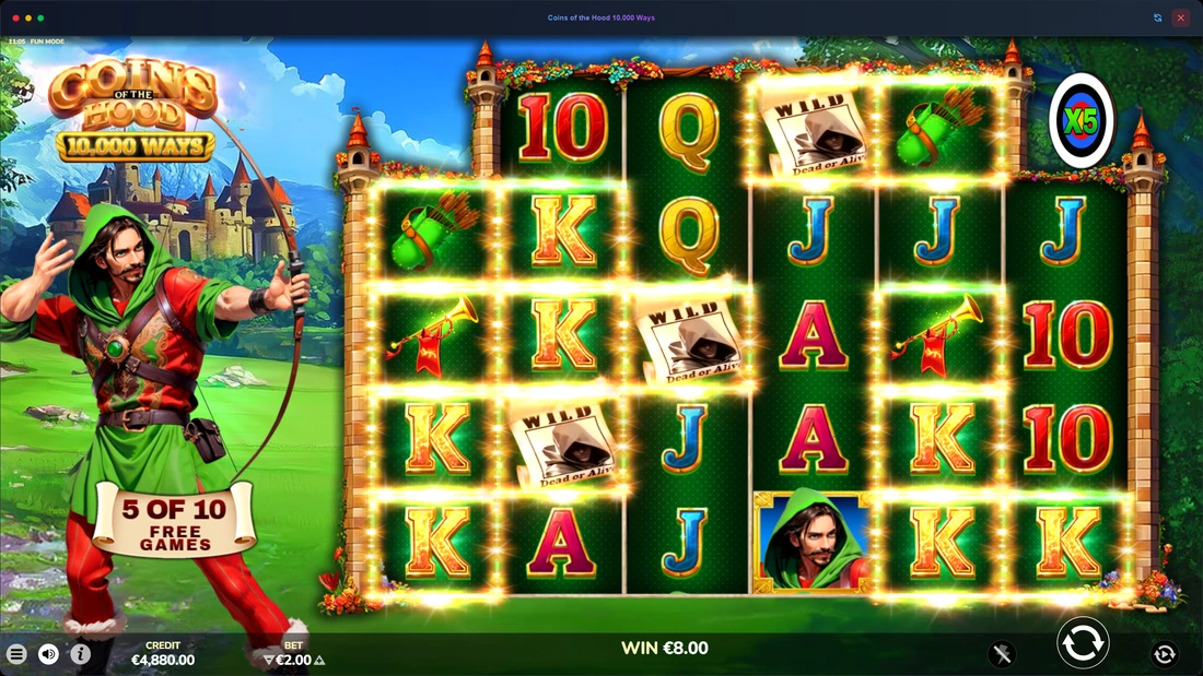 Coins of the Hood 10,000 Ways Free Spins